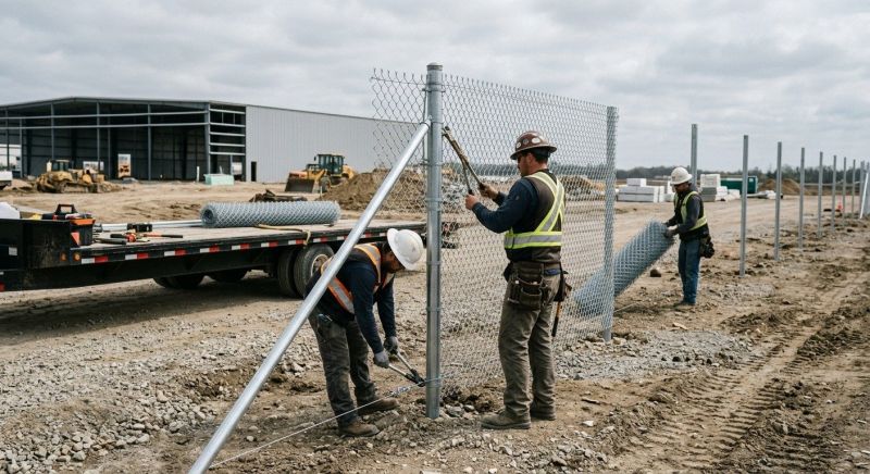 Chain Link Fence Installation