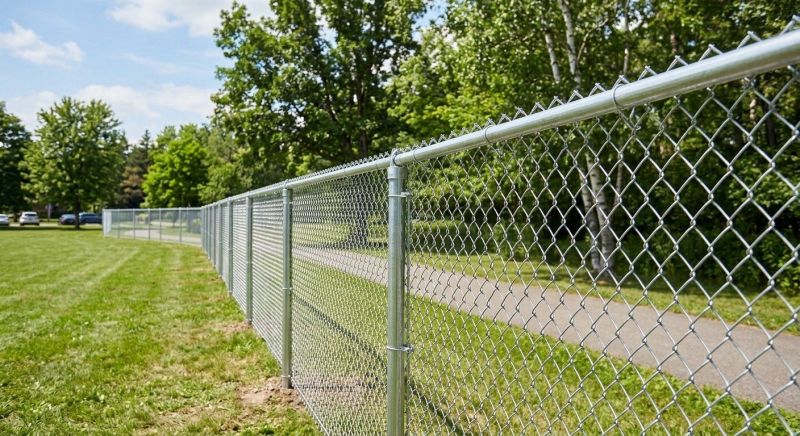 Commercial Chain Link Fence Installation