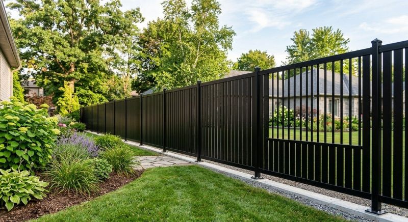 Steel Fence Installation