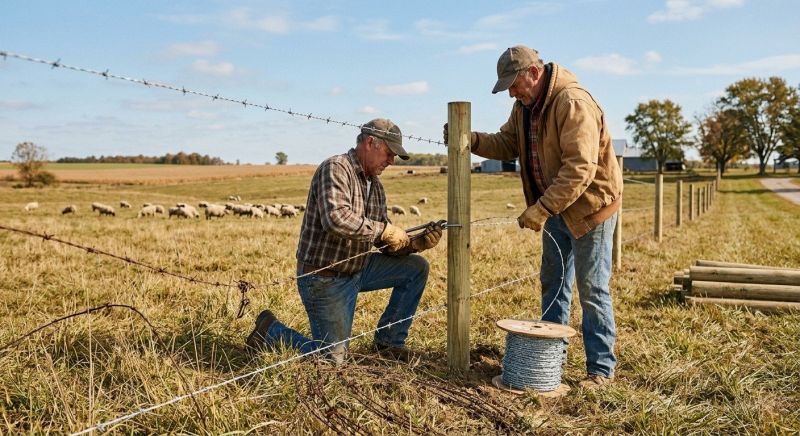 Steel Fence Installation