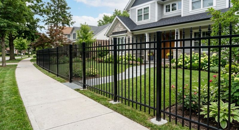 Steel Fence Installation