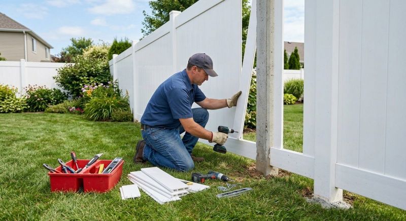Vinyl Fence Installation