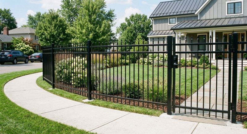 Steel Fence Installation