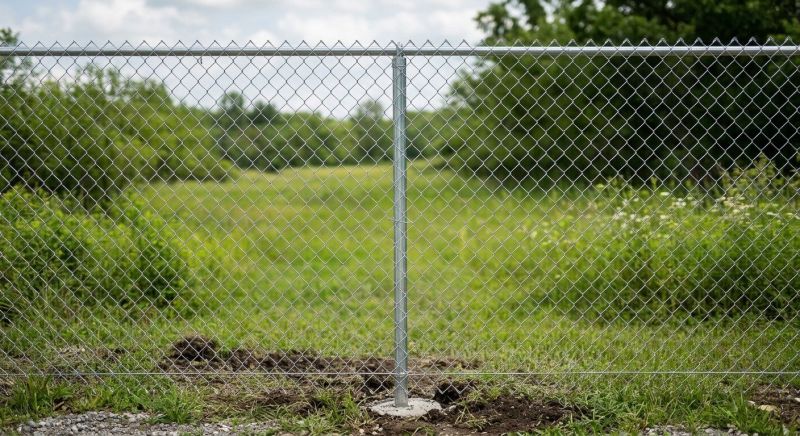 Commercial Chain Link Fence Installation