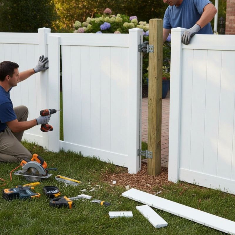 Low-Maintenance Vinyl Fence Options